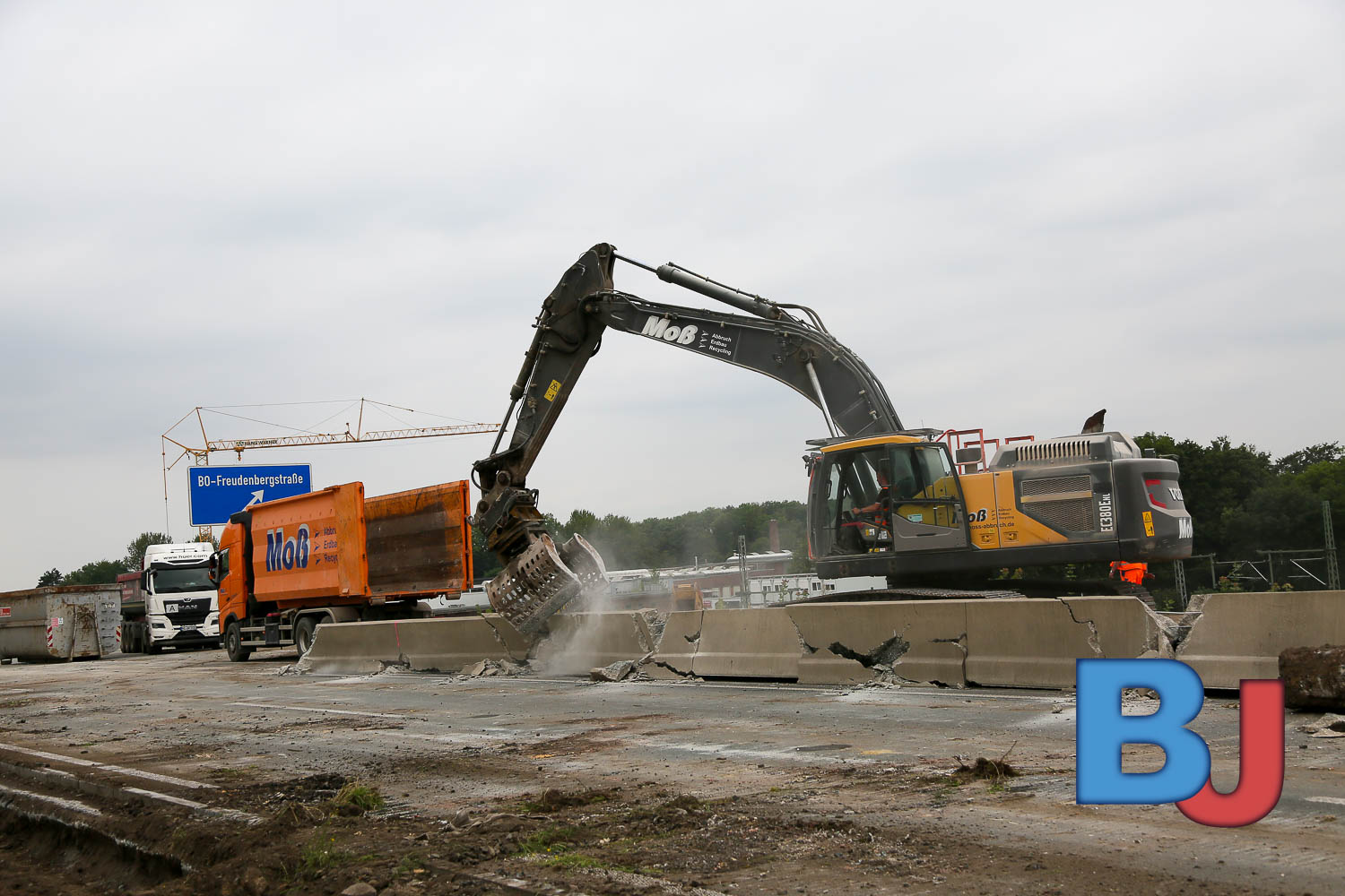 Neubau Schlachthofbruecke Bochum Beitrag: Baubeginn an der Schlachthofbrücke