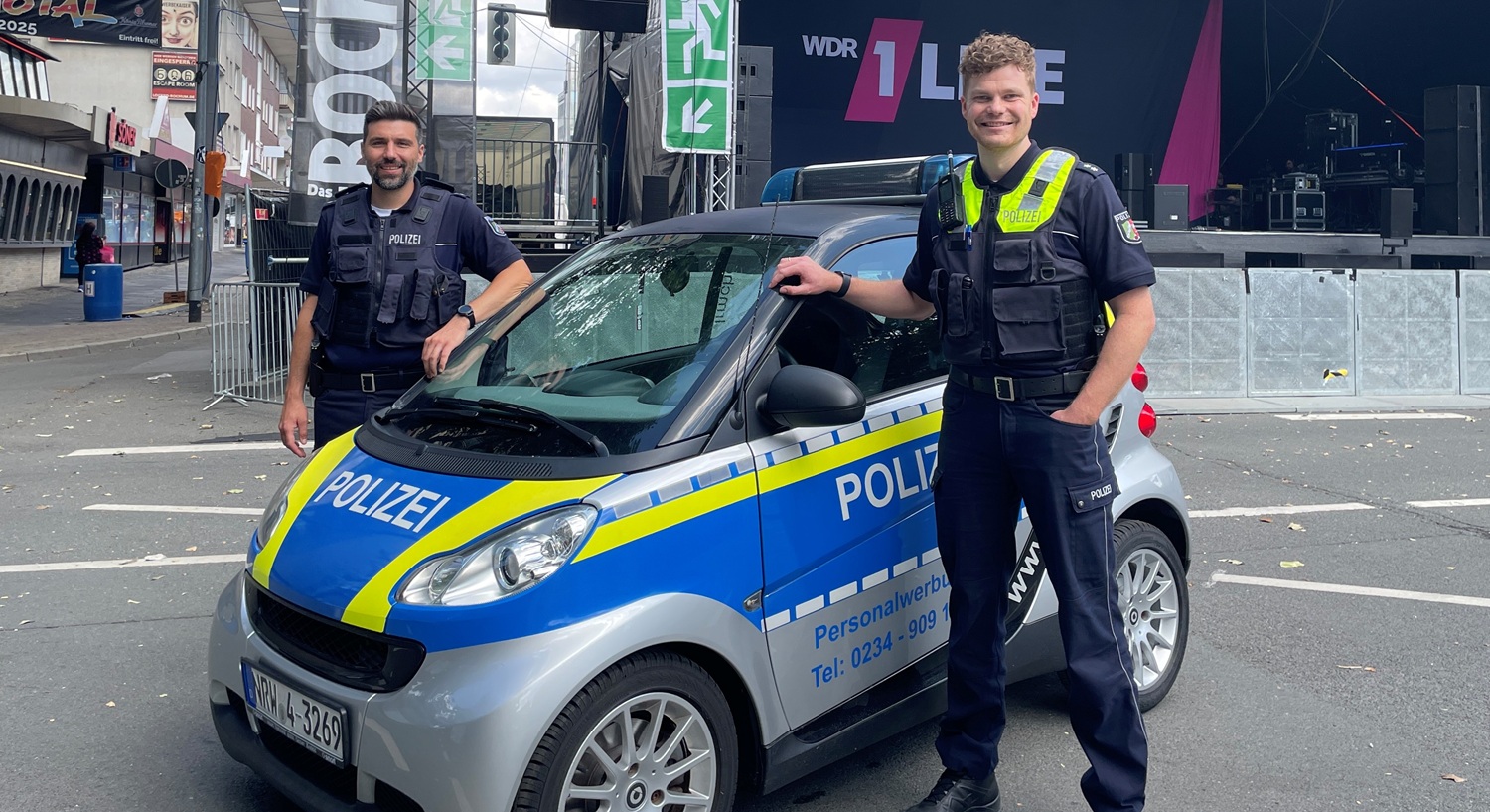 Polizeismart Irmchen bei Bochum Total 2025 Beitrag: Polizei mit mobiler Wache bei Bochum Total – Abschied für „Irmchen“
