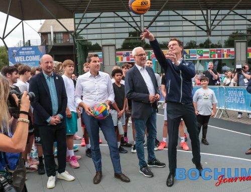 Ministerpräsident Wüst besucht Universiade in Bochum