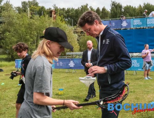 Lacrosse bei den Ruhr Games: Bochum Isotopes werben für Trendsport