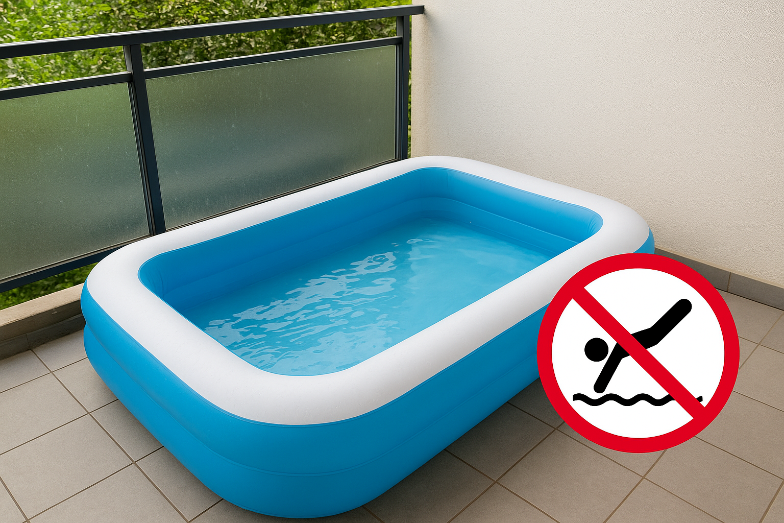Beitrag: Pools auf Balkon oder in der Wohnung: In NRW klar verboten