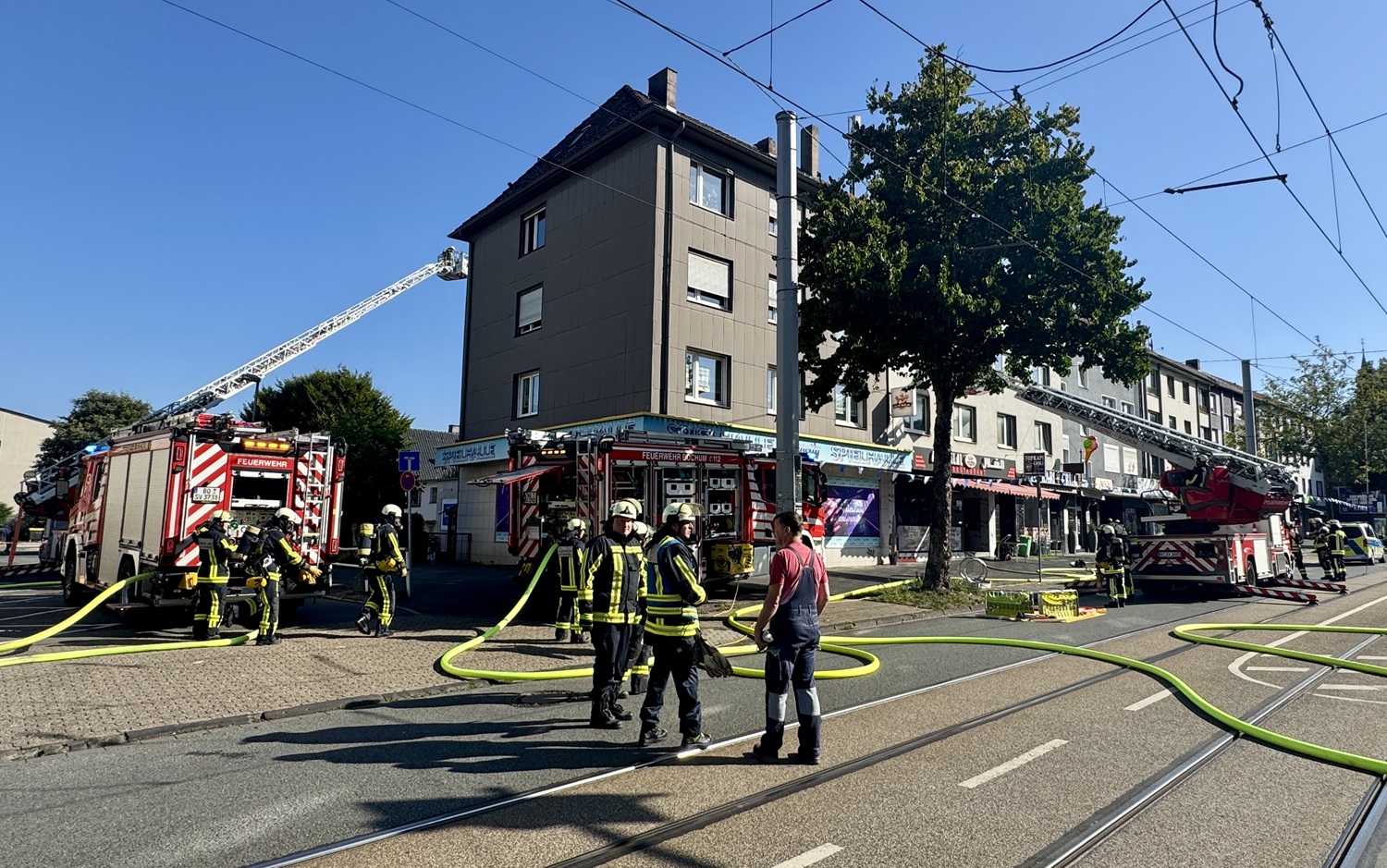 Bild: Feuerwehr Bochum Beitrag: Brand in Restaurant an der Castroper Straße