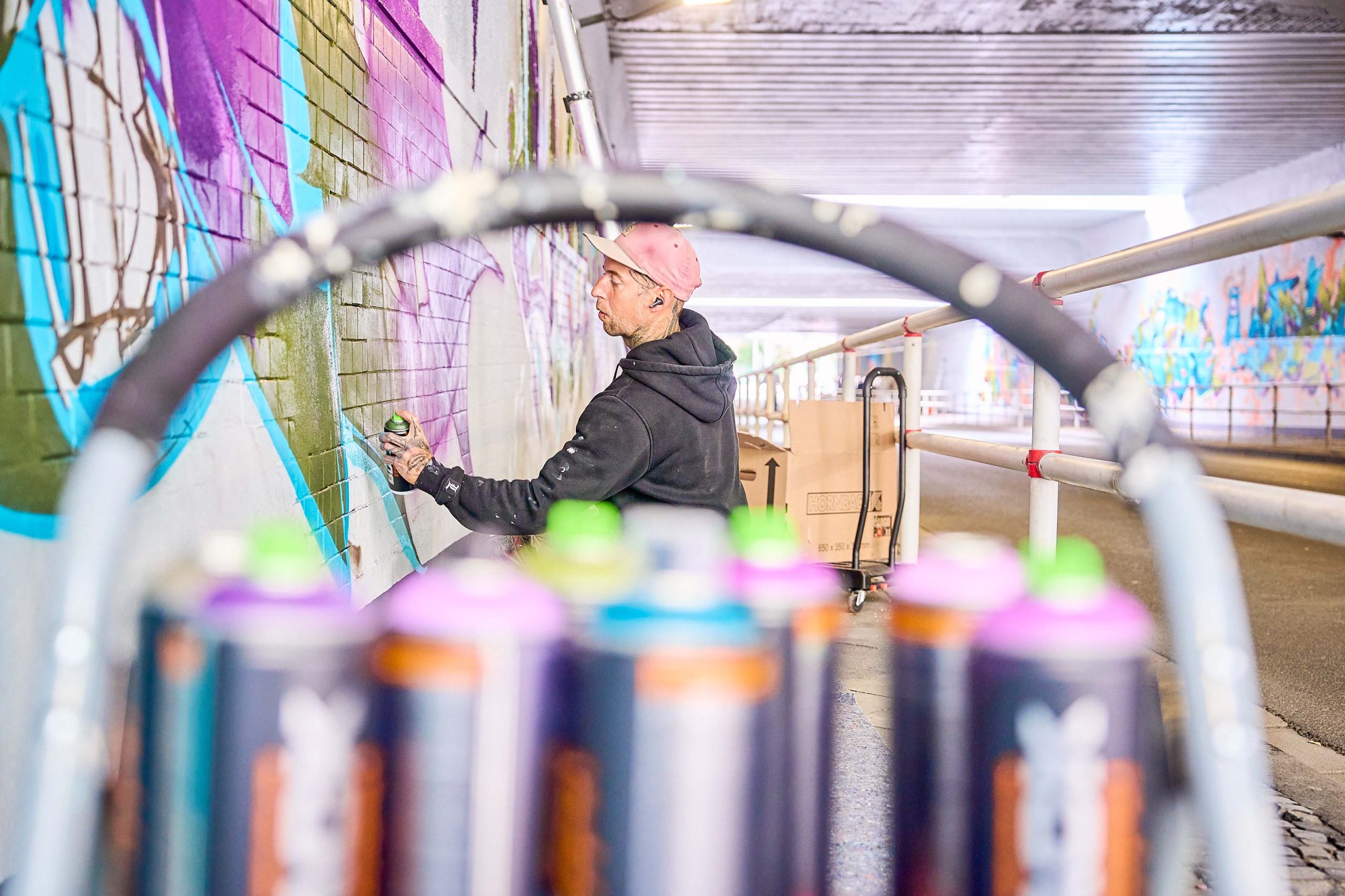 018 – Langendreer-SBahn Graffiti – 31-08-2025_klein Beitrag: Unterführung Hauptstraße wird zum Kunst-Ort
