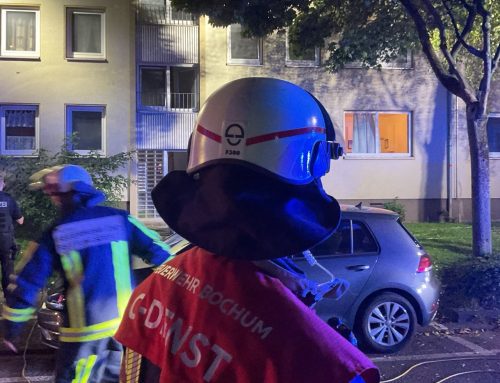 Wohnungsbrand in Bochumer Innenstadt: Eine Person verletzt