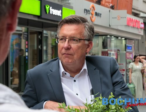 Oberbürgermeisterkandidat Bracke im Fiege-Kläppken
