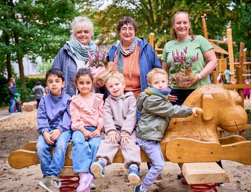 Neue Spielplatzpatinnen für die Wanner Straße