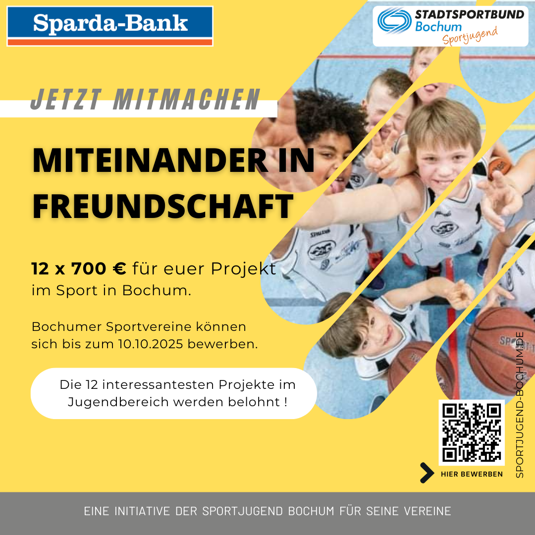 Beitrag: Sportjugend Bochum startet Förderaktion „Miteinander in Freundschaft“