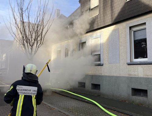 Küchenbrand mit massiver Rauchentwicklung in Werne