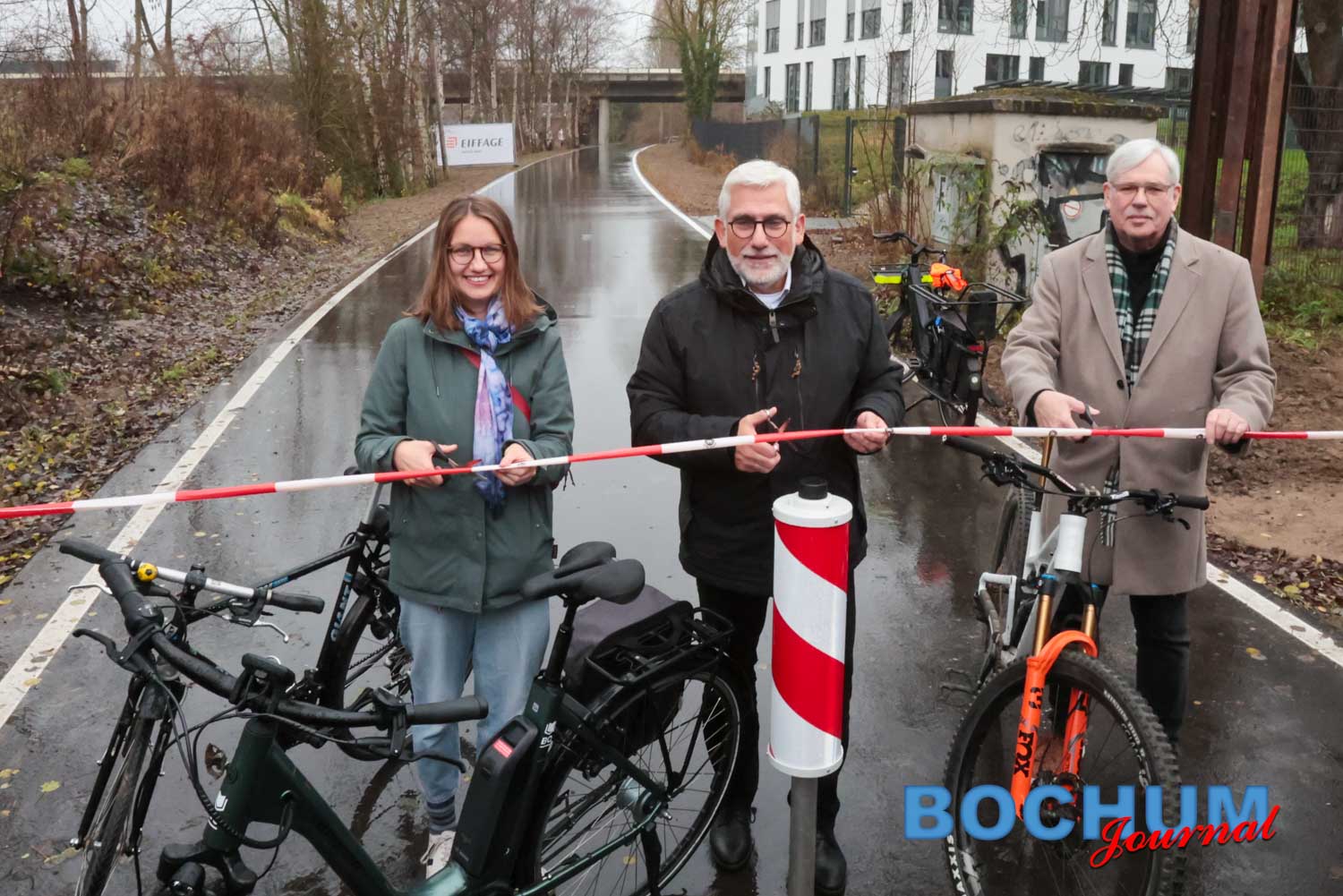 Eröffnung der Opeltrasse durch OB Jörg Lukat Beitrag: Neuer Rad- und Gehweg auf der Opeltrasse verbindet Westen und Osten