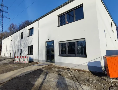 Neubau im Tierheim Bochum kurz vor der Fertigstellung