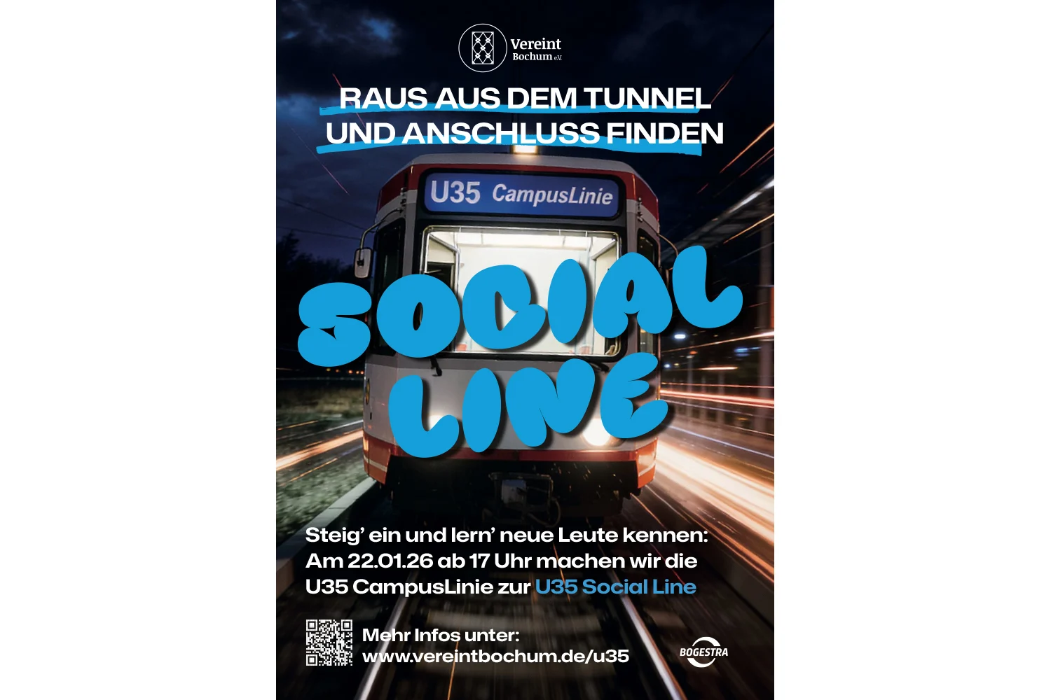 Beitrag: U35 wird zur „Social Line“: Begegnungsprojekt in Bochum startet im Januar