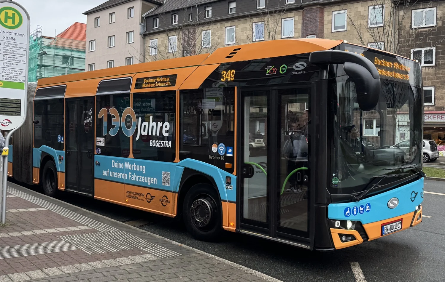 Beitrag: 130 Jahre BOGESTRA: Jubiläumsbus erinnert an Unternehmensgeschichte