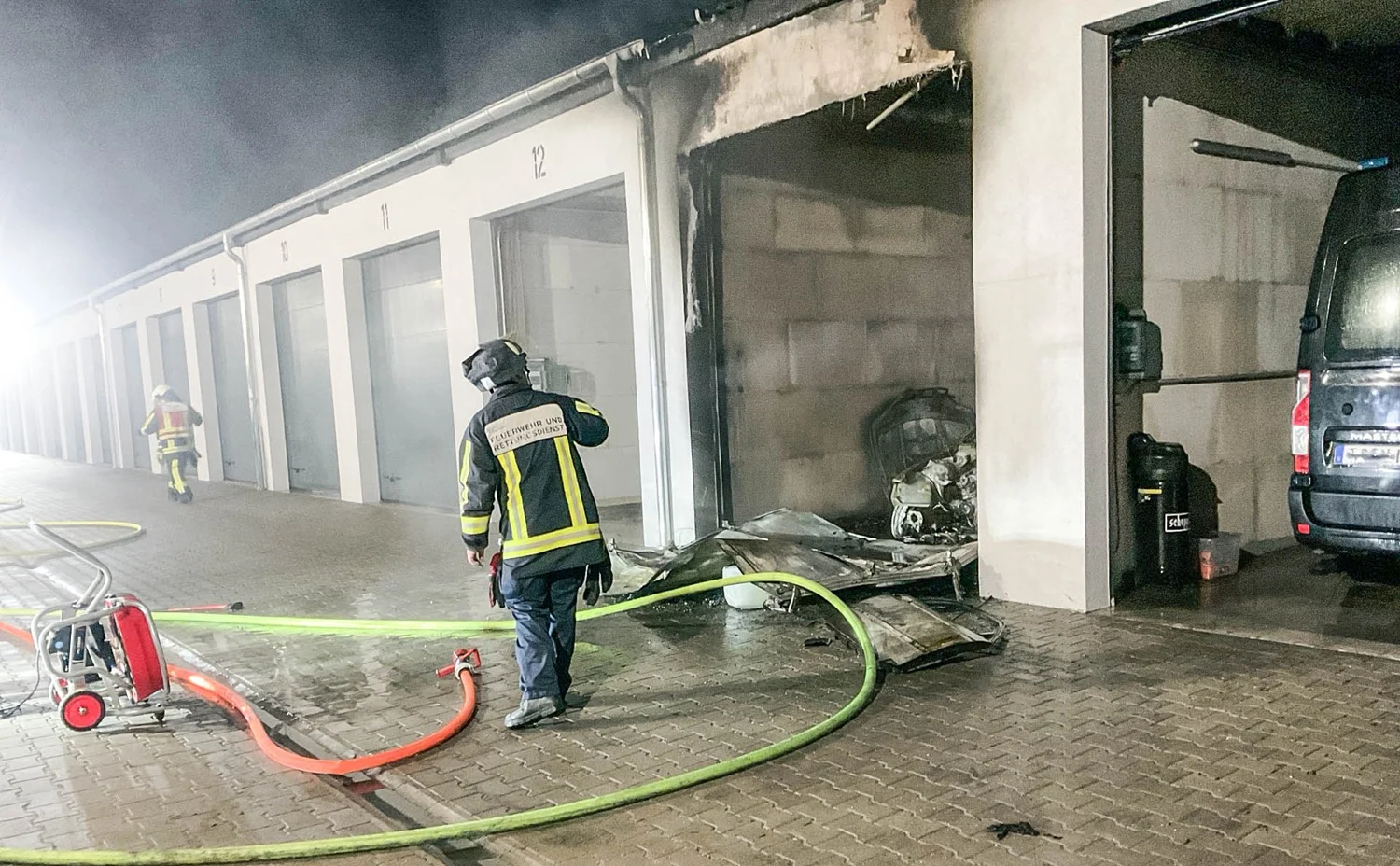 Beitrag: Garagenbrand in Bochum-Wattenscheid