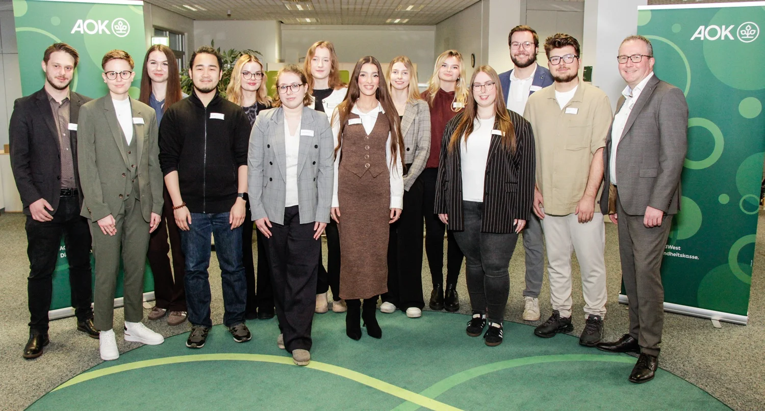 Beitrag: AOK-Azubis übernehmen Kundencenter in Bochum