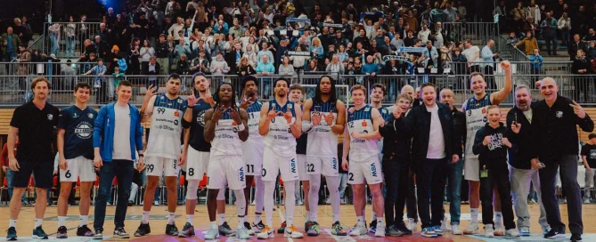 VfL SparkassenStars Bochum gewinnen gegen Eisbären Bremerhaven in am 27. Spieltag in der 2. BARMER Basketball Bundesliga ProA (Foto: Javad Mohammadpour)