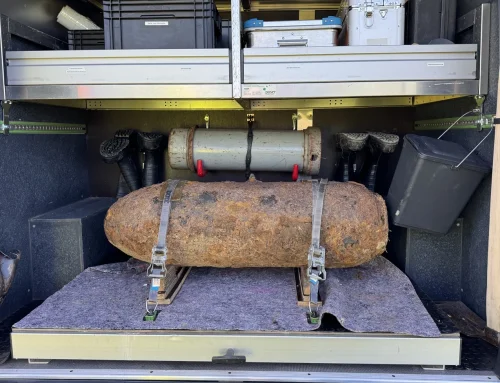 Weltkriegsbombe in Bochum-Eppendorf erfolgreich entschärft