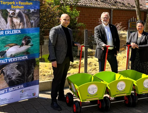 Neue Bollerwagen im Tierpark sollen Familien entlasten