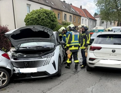 Neun Pkw in Kollision verwickelt: Einsatz auf der Bergener Straße