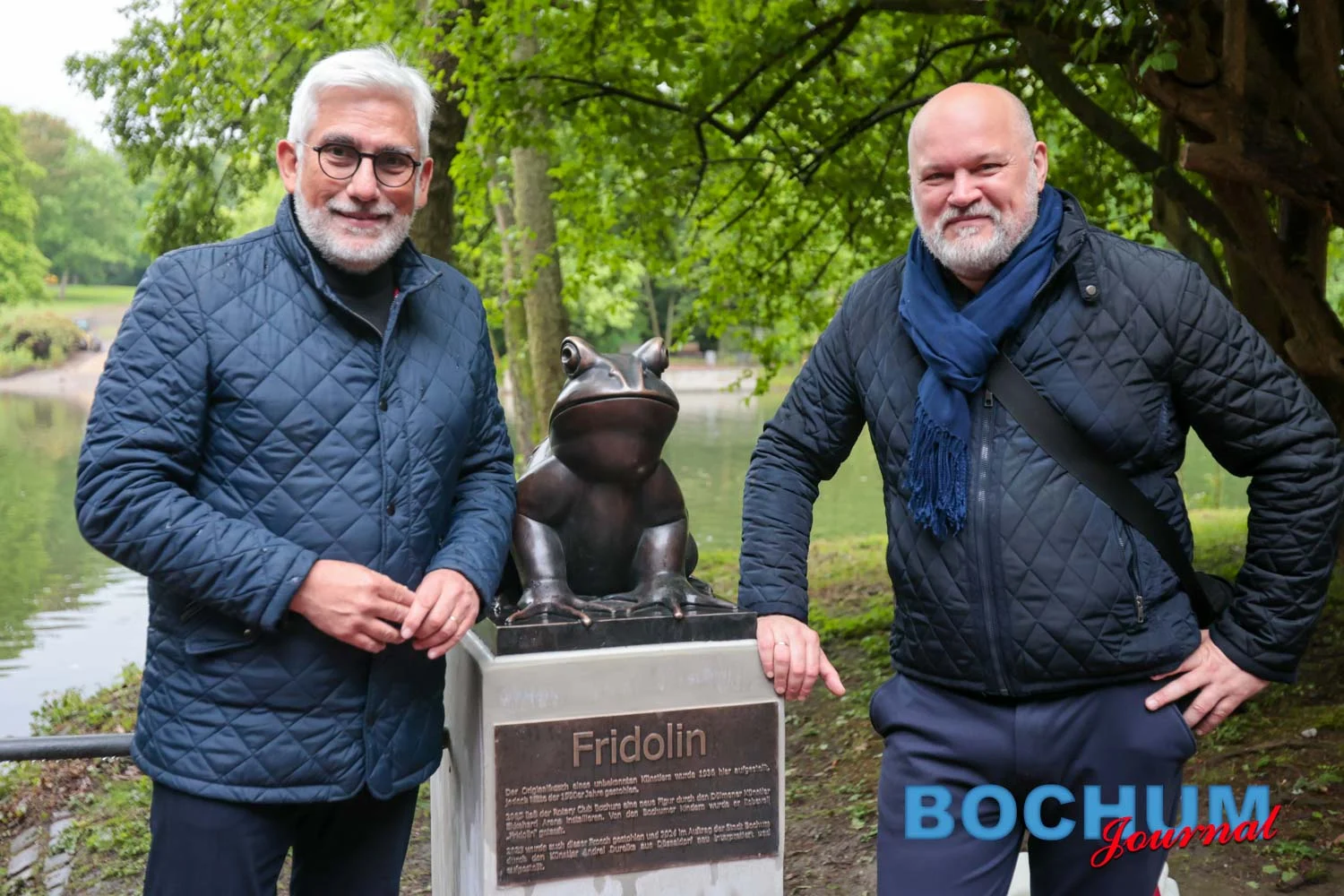 Beitrag: Frosch Fridolin kehrt in den Bochumer Stadtpark zurück
