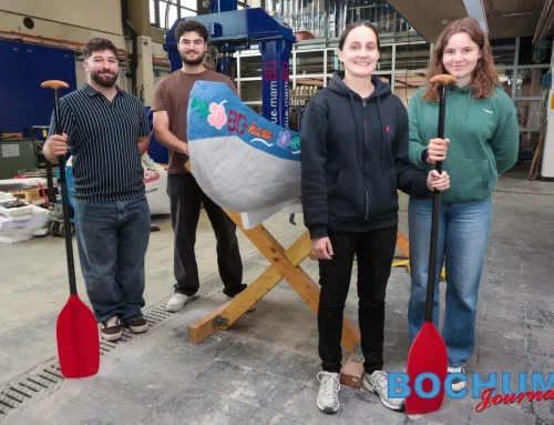 Bochumer Studierende glänzen bei der Betonkanu-Regatta
