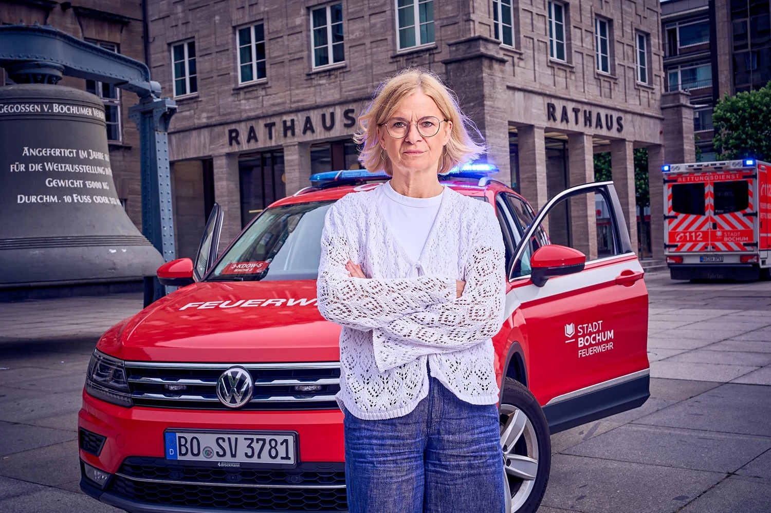 Dr. Eva-Maria Hubbert unterstützt Aktionsfahrt zur kommunalen Finanzkrise Beitrag: Kommunale Finanzkrise: Fahrzeug-Kolonne rollt nach Berlin