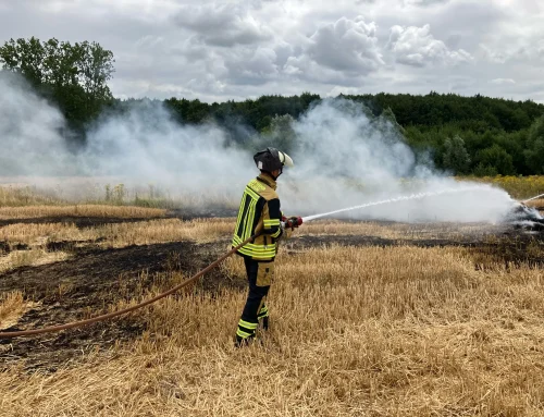 Raub, Verkehrsunfall und Stoppelfeldbrand