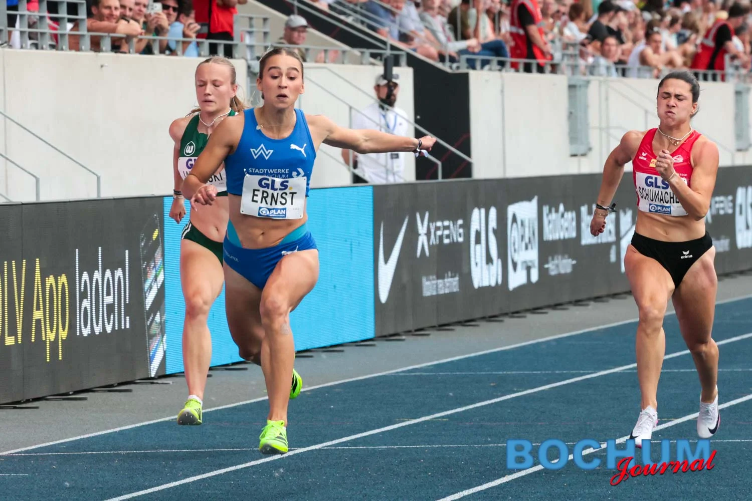 Jolina Ernst bei der Leichtathletik DM in Wattenscheid Beitrag: Jolina Ernst krönt ersten Tag der DM in Wattenscheid