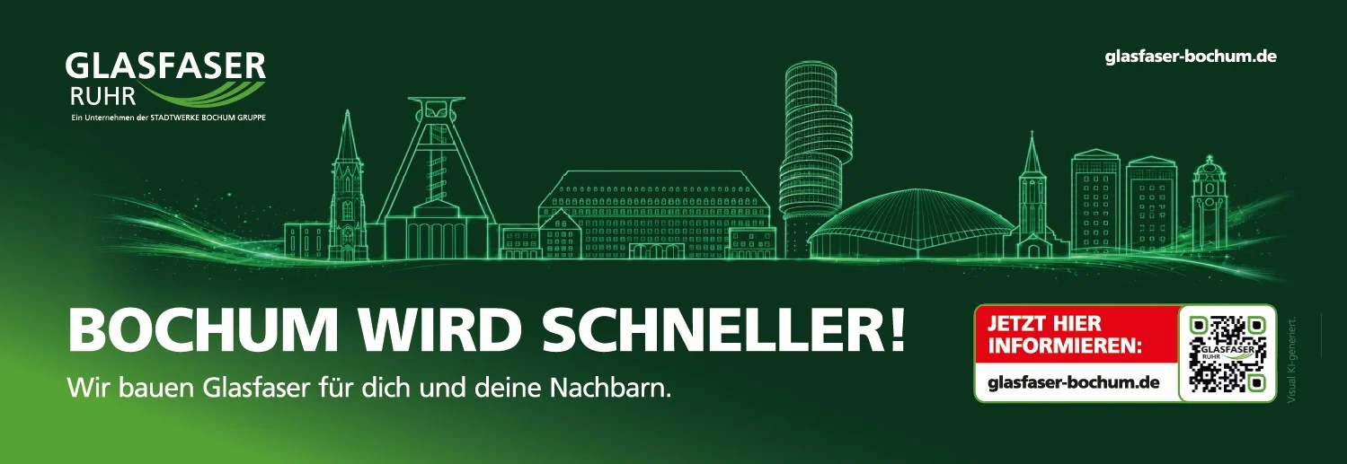 Bochumwirdschneller Beitrag: GLASFASER RUHR stellt Ausbaugebiete für 2027 vor
