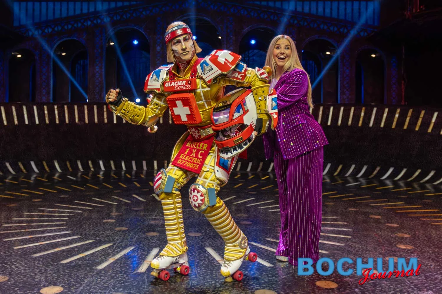 Beatrice Egli hängt an Ticktack (SUI) Beitrag: Beatrice Egli tauft Schweizer Zug bei Starlight Express