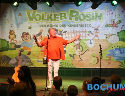 Volker Rosin feiert Kinderdisco auf dem Zeltfestival Ruhr