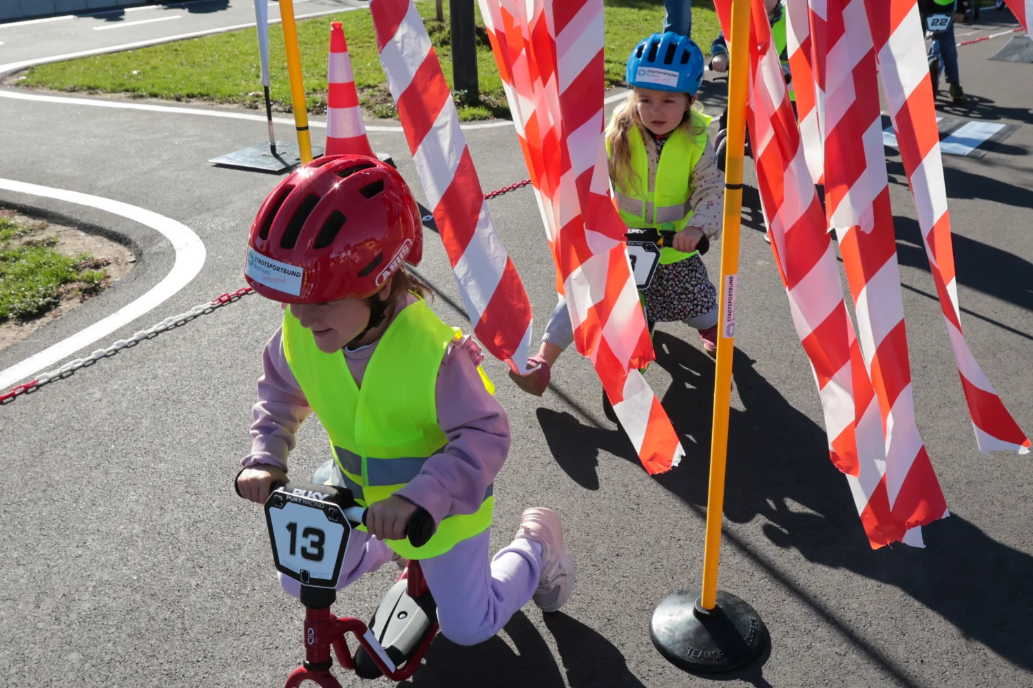 „Froggy’s mobilen Laufrad-Parcours“