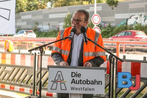 18.08.2025 - Eroeffnung Tunnel Baukau im Autobahnkreuz Herne