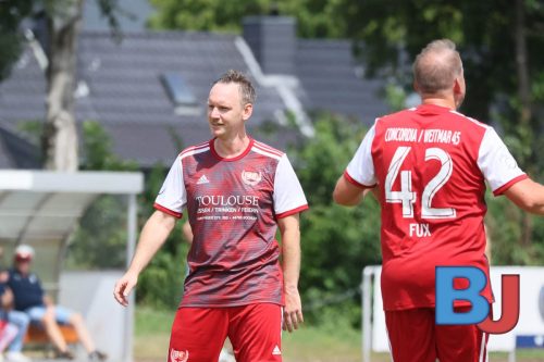 12.07.2025 - Benefizspiel zwischen der Ü-40-Auswahl von Concordia Wiemelhausen und Weitmar 45 und der Traditionsmannschaft des VfL Bochum 1848